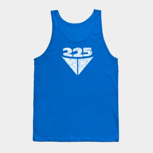 225 Aussie Valiant Badge (Worn White on Blue) Tank Top